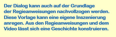 Aufgabe REgieanweisung