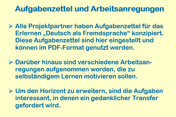 Aufgabenzettel