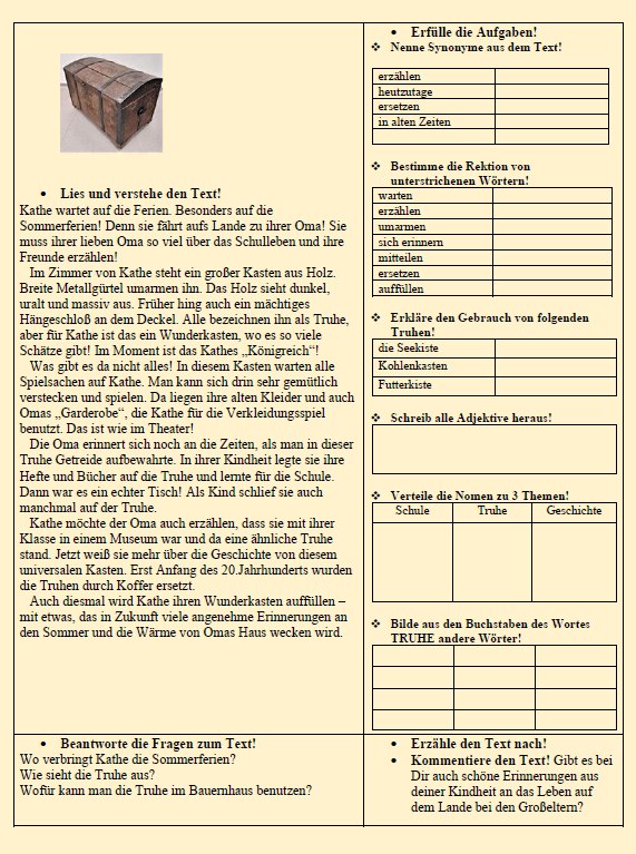 Bild Aufgabe Truhe