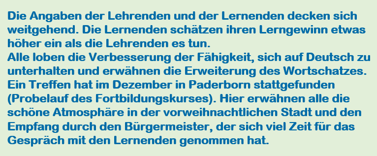 Kommentar zum Fragebogen