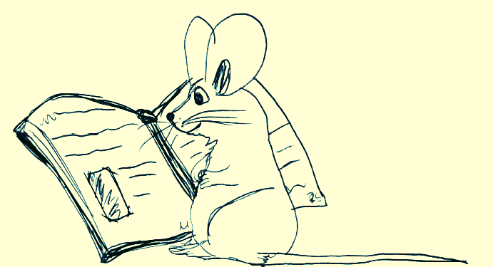 Mimi mit Buch