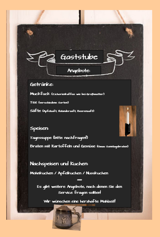 Speisekarte